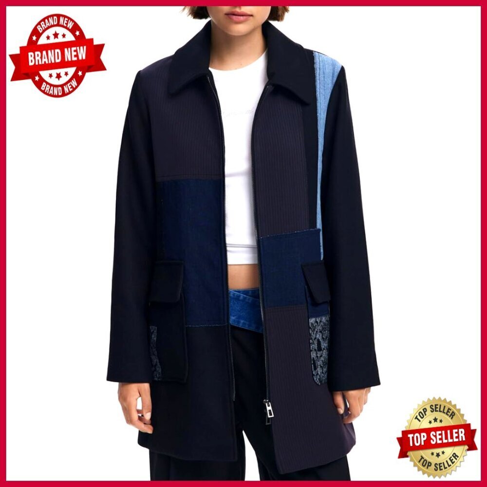Wool Blend Trench Coat Regular Fit Business Style Dry Clean Only